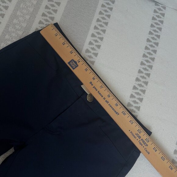 LC Lauren Conrad Navy Blue Mid-Rise Skinny Ankle Pants Women's Size 2 Stretch - Picture 8 of 9